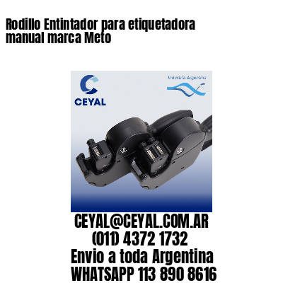 Rodillo Entintador para etiquetadora manual marca Meto