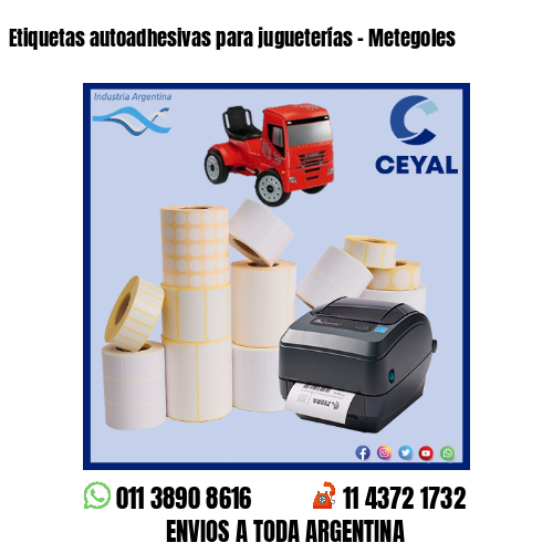 Etiquetas autoadhesivas para jugueterías – Metegoles