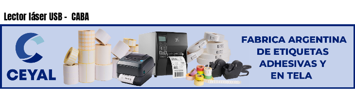 Lector láser USB - CABA