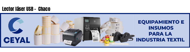 Lector láser USB - Chaco