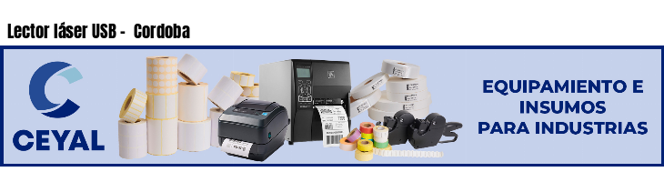 Lector láser USB - Cordoba