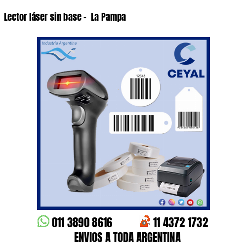 Lector láser sin base –  La Pampa