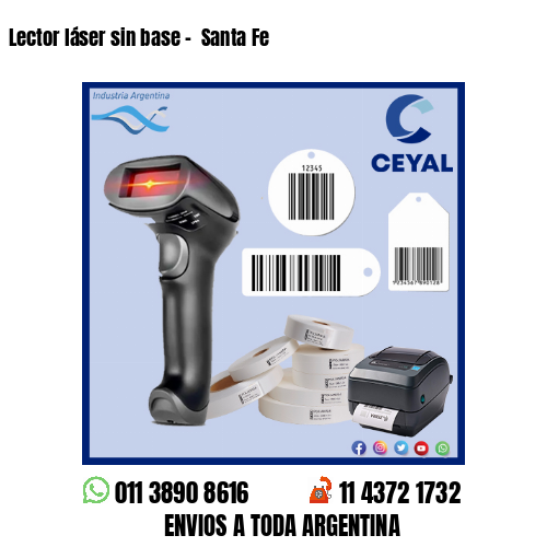 Lector láser sin base –  Santa Fe