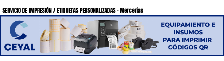 SERVICIO DE IMPRESIÓN / ETIQUETAS PERSONALIZADAS - Mercerías