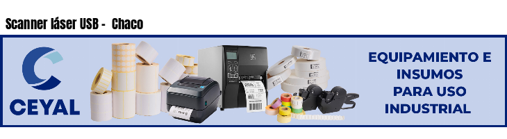 Scanner láser USB - Chaco