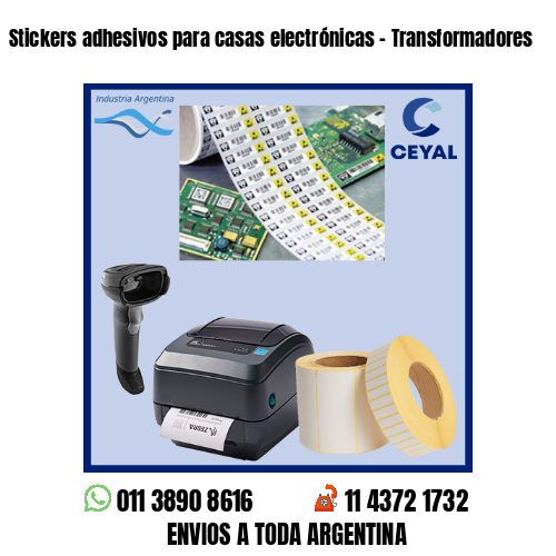 Stickers adhesivos para casas electrónicas – Transformadores