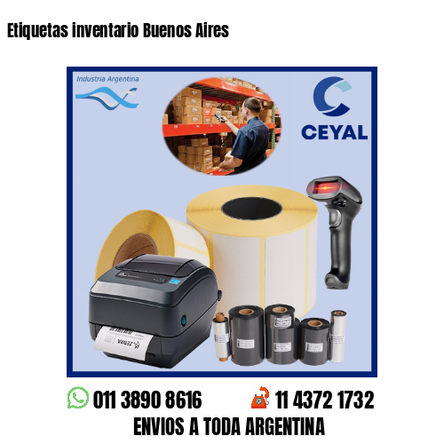 Etiquetas inventario Buenos Aires