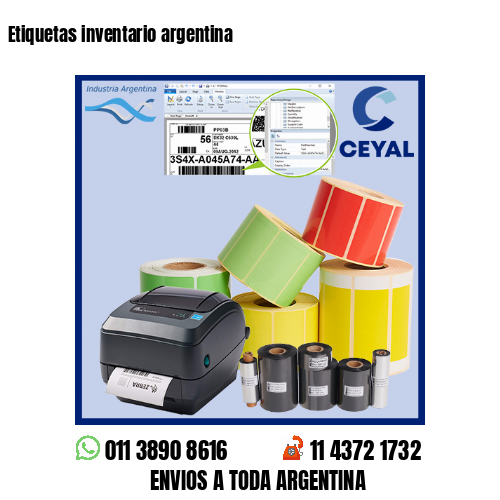 Etiquetas inventario argentina