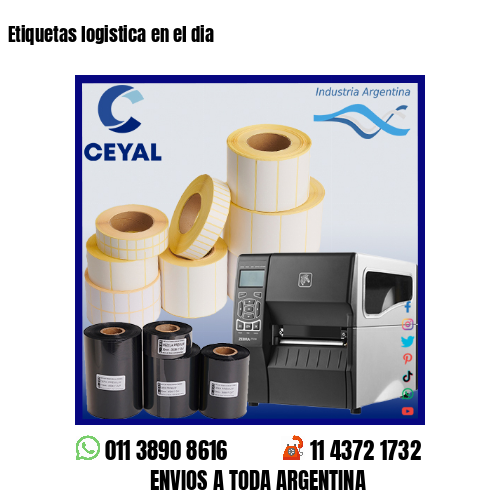 Etiquetas logistica en el dia