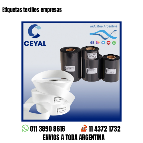 Etiquetas textiles empresas
