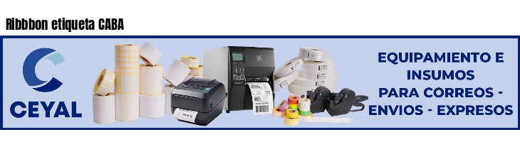 Ribbbon etiqueta CABA 