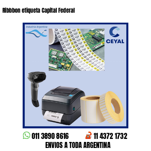 Ribbbon etiqueta Capital Federal