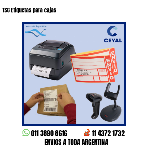 TSC Etiquetas para cajas