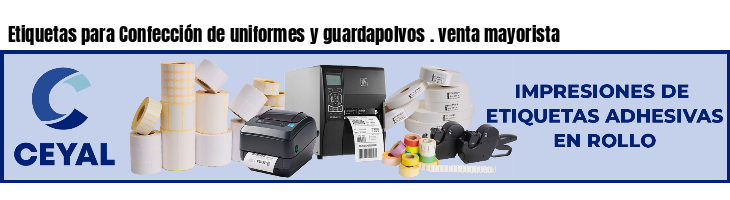 Etiquetas para Confección de uniformes y guardapolvos . venta mayorista