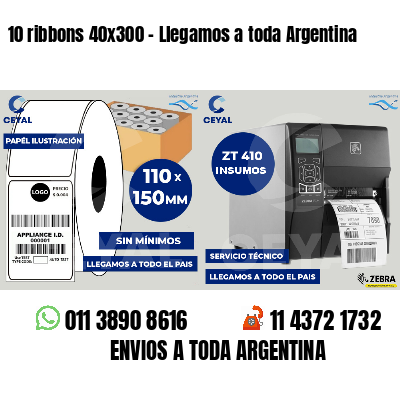 10 ribbons 40x300 - Llegamos a toda Argentina