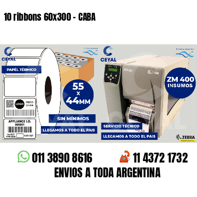10 ribbons 60x300 - CABA