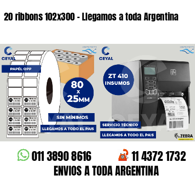 20 ribbons 102x300 - Llegamos a toda Argentina