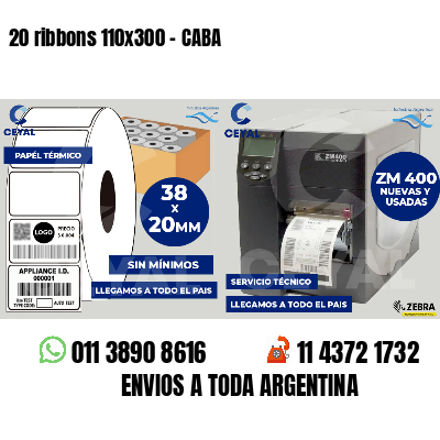 20 ribbons 110x300 - CABA
