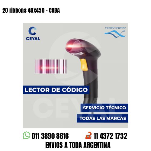 20 ribbons 40x450 - CABA