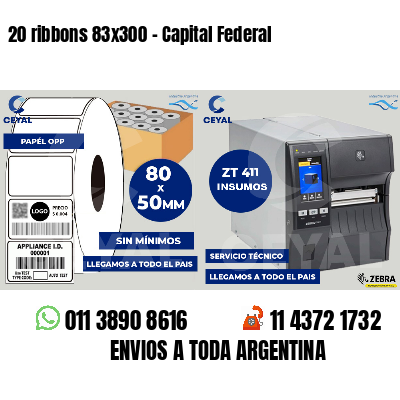 20 ribbons 83x300 - Capital Federal