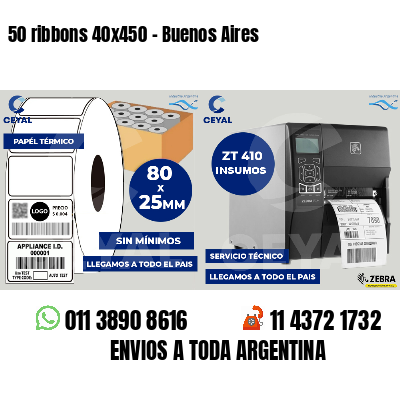 50 ribbons 40x450 - Buenos Aires