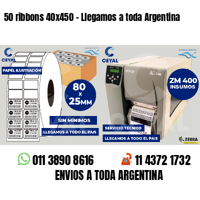 50 ribbons 40x450 - Llegamos a toda Argentina