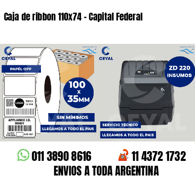 Caja de ribbon 110x74 - Capital Federal