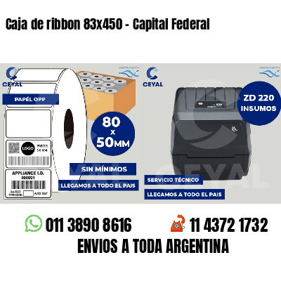 Caja de ribbon 83x450 - Capital Federal