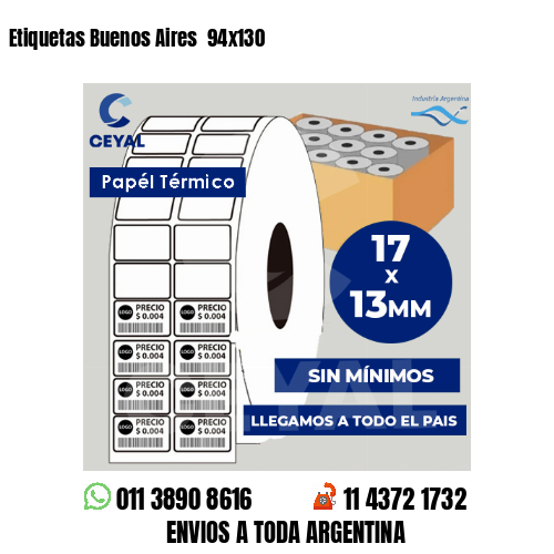 Etiquetas Buenos Aires  94x130