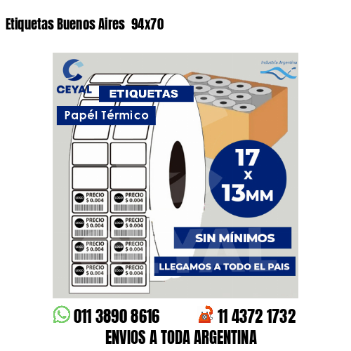 Etiquetas Buenos Aires 94x70