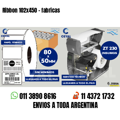 Ribbon 102x450 - fabricas