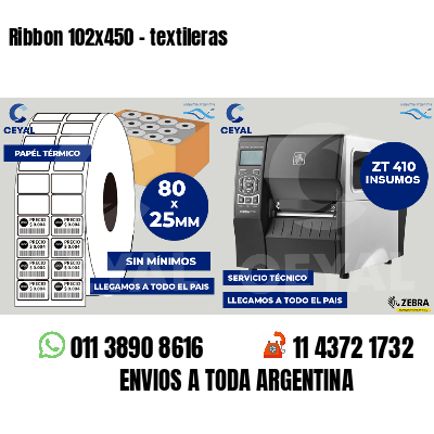 Ribbon 102x450 - textileras
