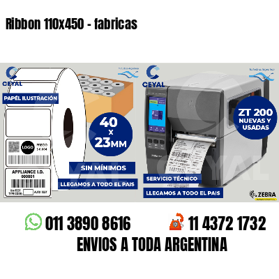 Ribbon 110x450 - fabricas