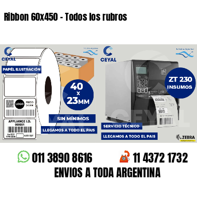 Ribbon 60x450 - Todos los rubros