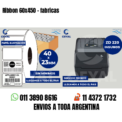 Ribbon 60x450 - fabricas