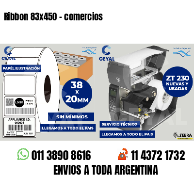 Ribbon 83x450 - comercios