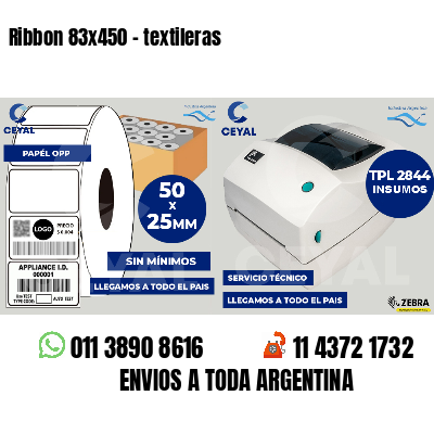 Ribbon 83x450 - textileras