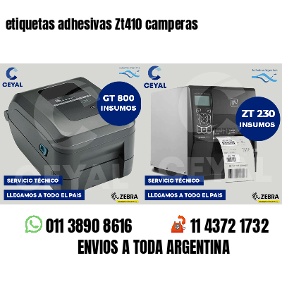 etiquetas adhesivas Zt410 camperas