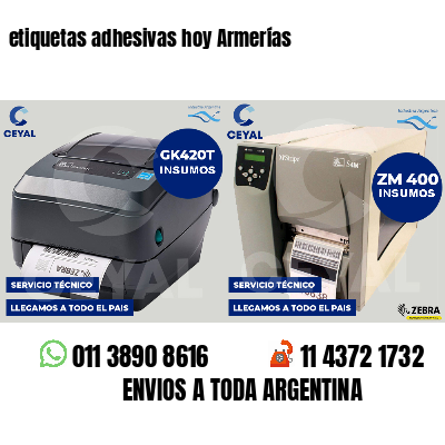 etiquetas adhesivas hoy Armerías