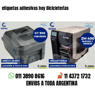 etiquetas adhesivas hoy Bicicleterías