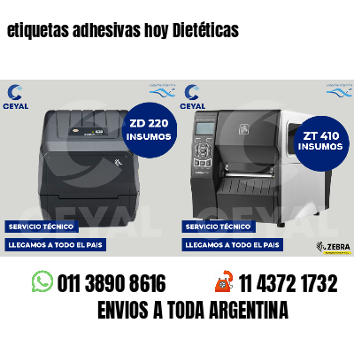 etiquetas adhesivas hoy Dietéticas