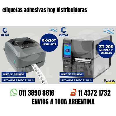 etiquetas adhesivas hoy Distribuidoras