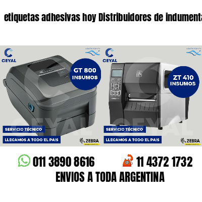 etiquetas adhesivas hoy Distribuidores de indumentaria