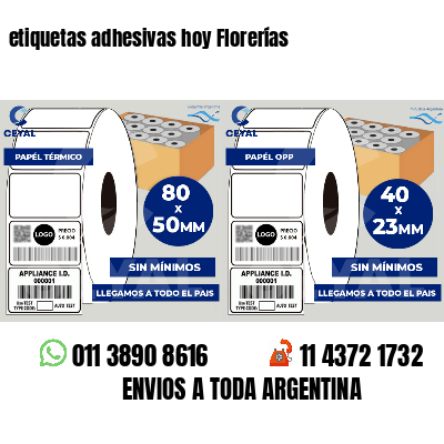 etiquetas adhesivas hoy Florerías