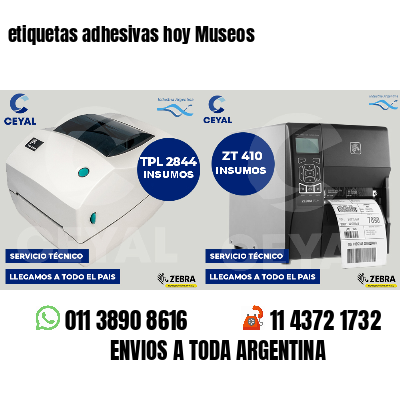 etiquetas adhesivas hoy Museos