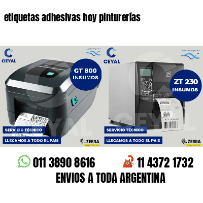 etiquetas adhesivas hoy pinturerías