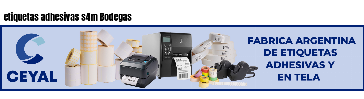 etiquetas adhesivas s4m Bodegas
