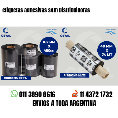 etiquetas adhesivas s4m Distribuidoras