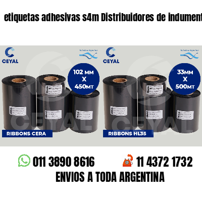 etiquetas adhesivas s4m Distribuidores de indumentaria