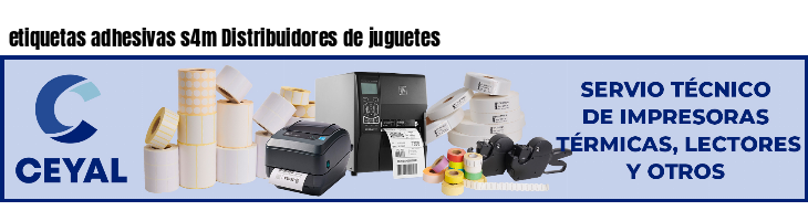 etiquetas adhesivas s4m Distribuidores de juguetes